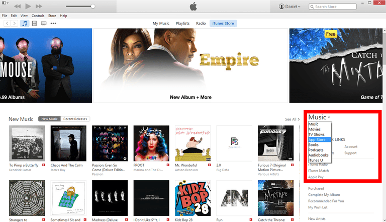How to see apps in itunes